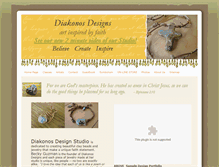 Tablet Screenshot of diakonosdesigns.com